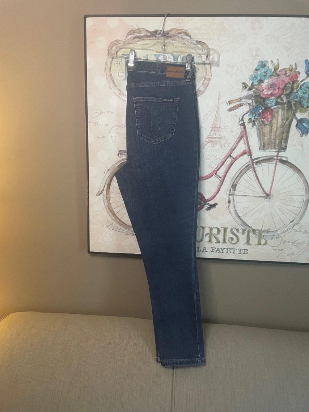 Calvin Klein Jeans Ladies' High Rise skinny jeans SZ 16 - Picture 2 of 8